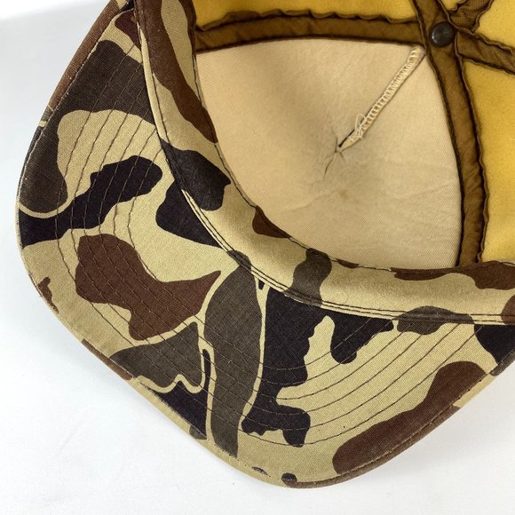 Blackwater Fish & Hunt Club Brown Camo Camouflage Snapback Hat Cap - Picture 8 of 9